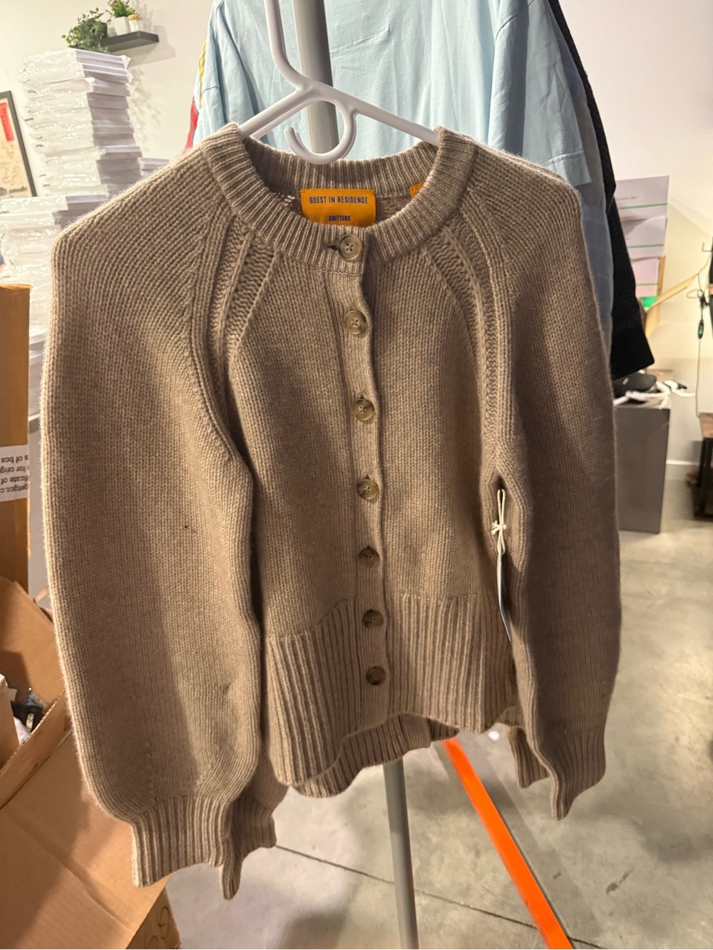 Guest in Residence Sculpted Cashmere Cardigan - Picture 4 of 11